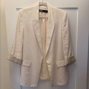 Zara Women's Off-White Blazer